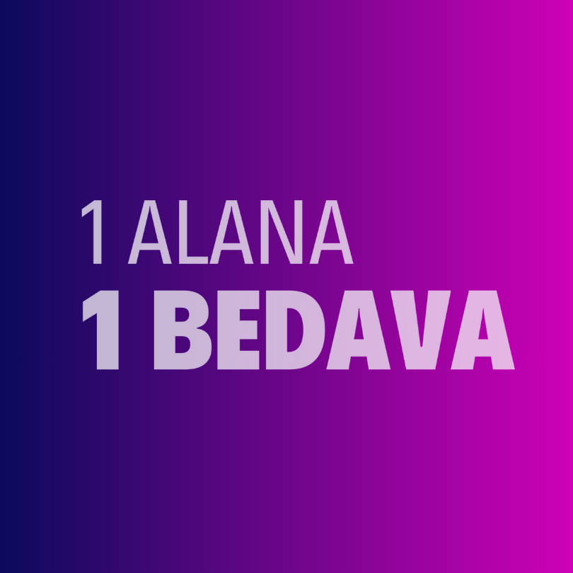 1 Alana 1 Bedava